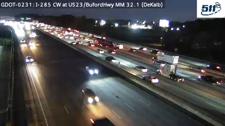 GDOT-0231: I-285 CW at US23/BufordHwy MM 32.1 (DeKalb)