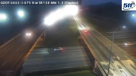 GDOT-0602: I-675 N at SR138 MM 1.3 (Clayton)