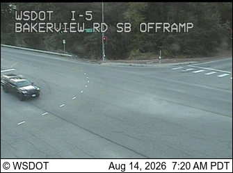 I-5 at MP 257.6: Bakerview, SB Offramp