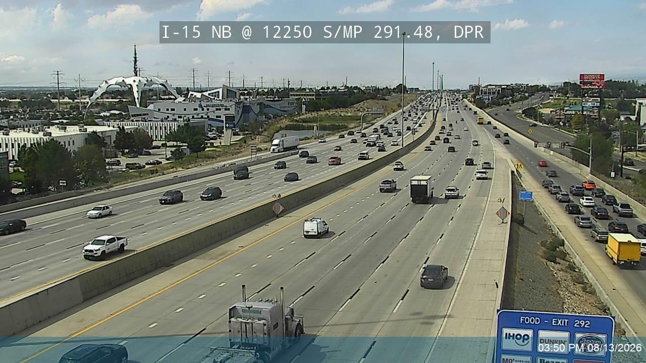 I-15 NB @ 12250 S / MP 291.48, DPR                                                                  