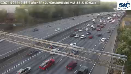 GDOT-0039: I-85 S past SR42/NDruidHillsRd MM 88.6 (DeKalb)