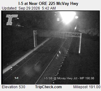I-5 at Near ORE 225 McVay Hwy