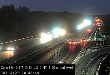 I-87 at Exit 2 (NY 5 - Central Avenue)