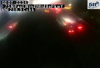 GDOT-0034: I-75 N past WindyRidgePkwy MM 258.9 (Cobb)