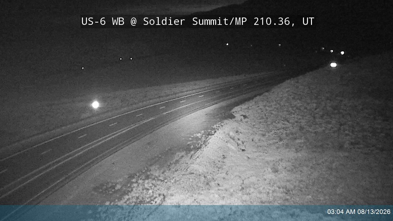 US-6 WB @ Soldier Summit / MP 210.36, UT                                                            