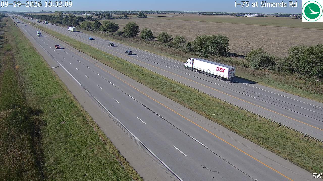 I-75 at Simonds Rd