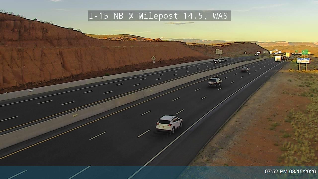 I-15 NB @ Milepost 14.5, WAS                                                                        