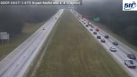 GDOT-0607: I-675 N past RexRd MM 4.4 (Clayton)