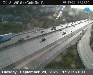 I-8 - (C213) WB 8 : College T - West
