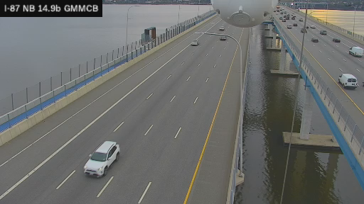 I-87 MP 014.90b NB Gov. Mario M. Cuomo Bridge View 2