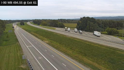 I-90 MP 494.55 WB at Ripley Toll Gantry