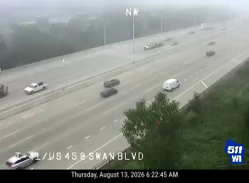 I-41/US 45  - I-41/US 45 at Swan Blvd