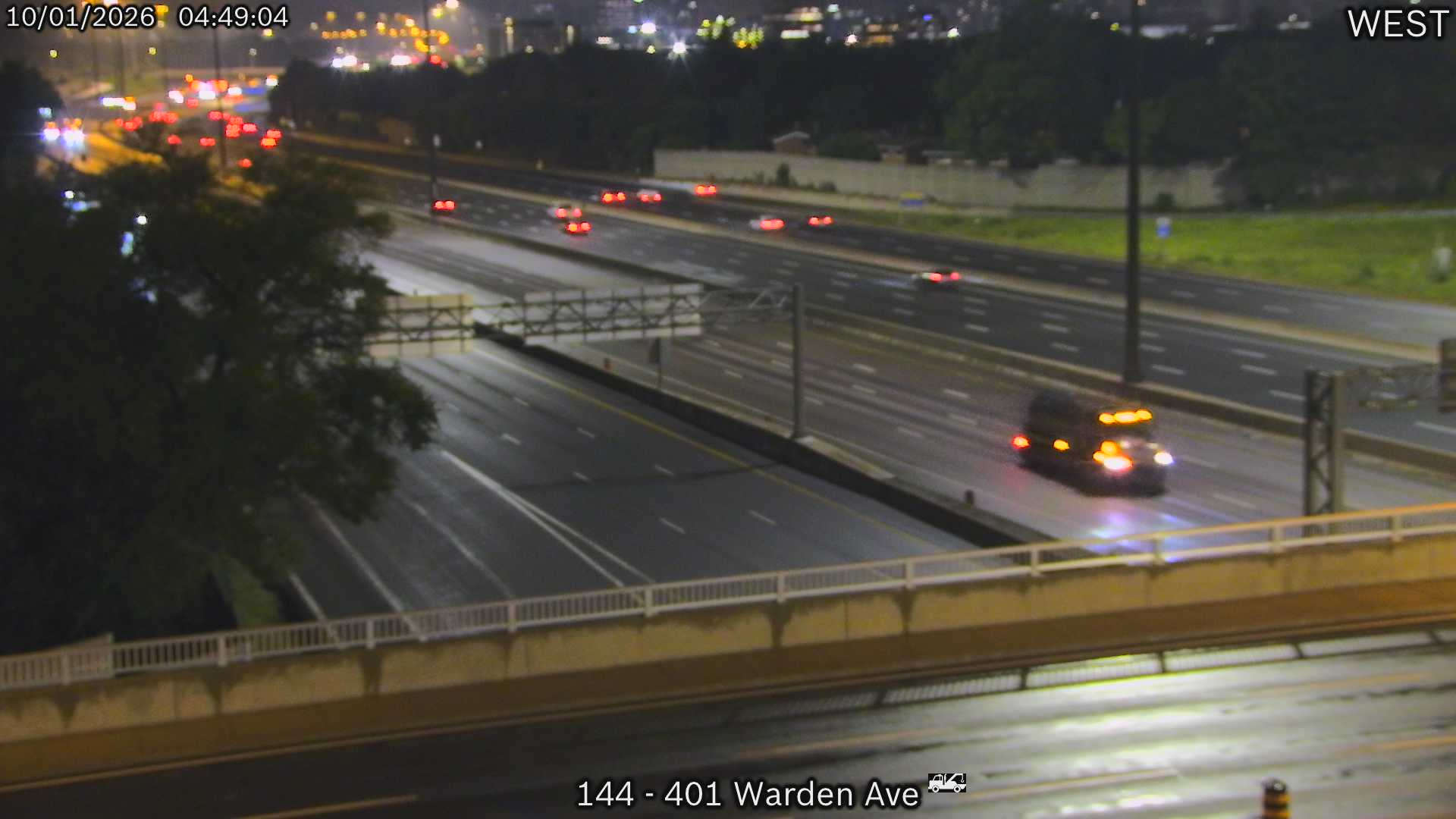 Highway 401 at Warden Avenue