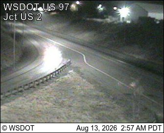 US 97 at MP 185: Don Senn Memorial Interchange