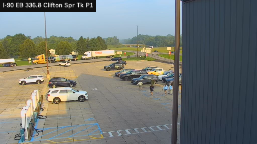 I-90 MP 336.80 EB at Clifton Springs Service Area Truck Park 1