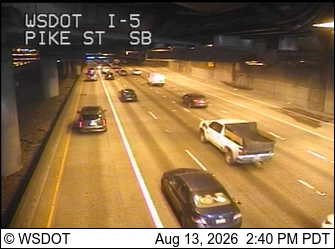 I-5 at MP 165.9: Pike St, SB