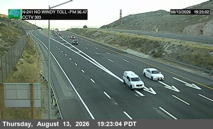 SR-241 : (303) 600 Meters North of Windy Toll Plaza