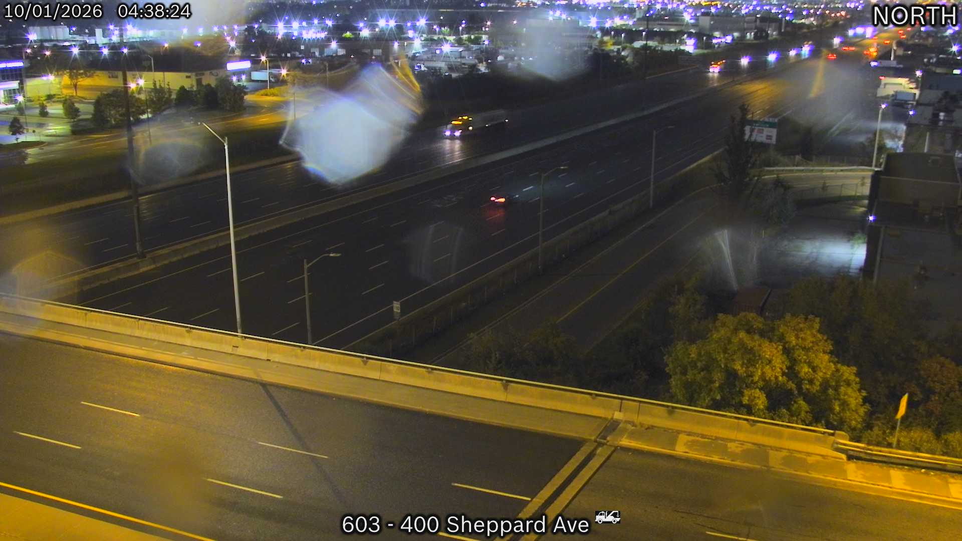 Highway 400 at Sheppard Avenue