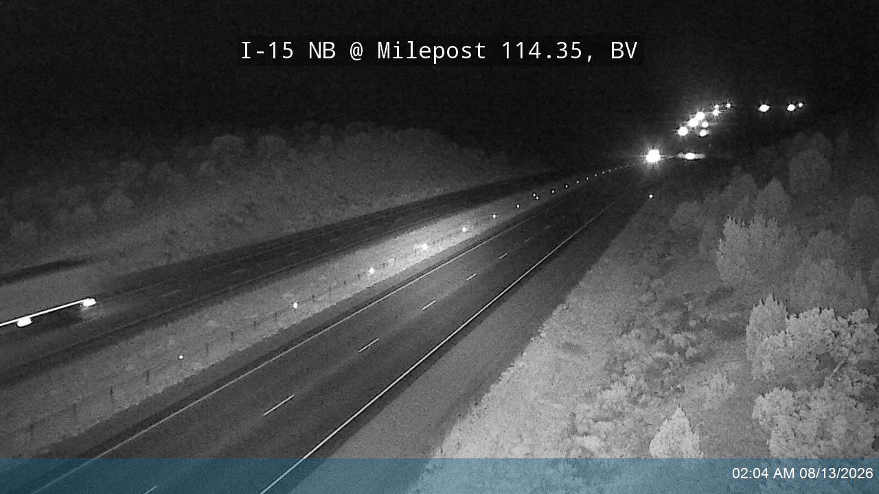 I-15 NB @ Milepost 114.35, BV