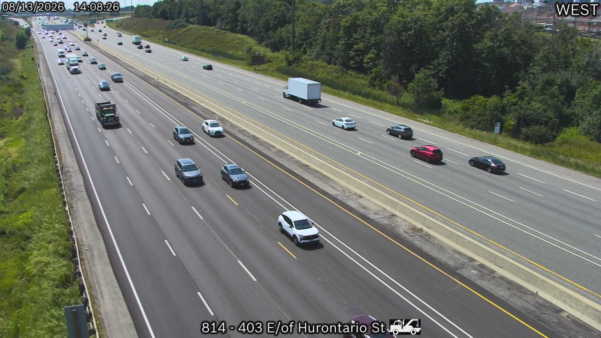 Highway 403 East of Hurontario Street