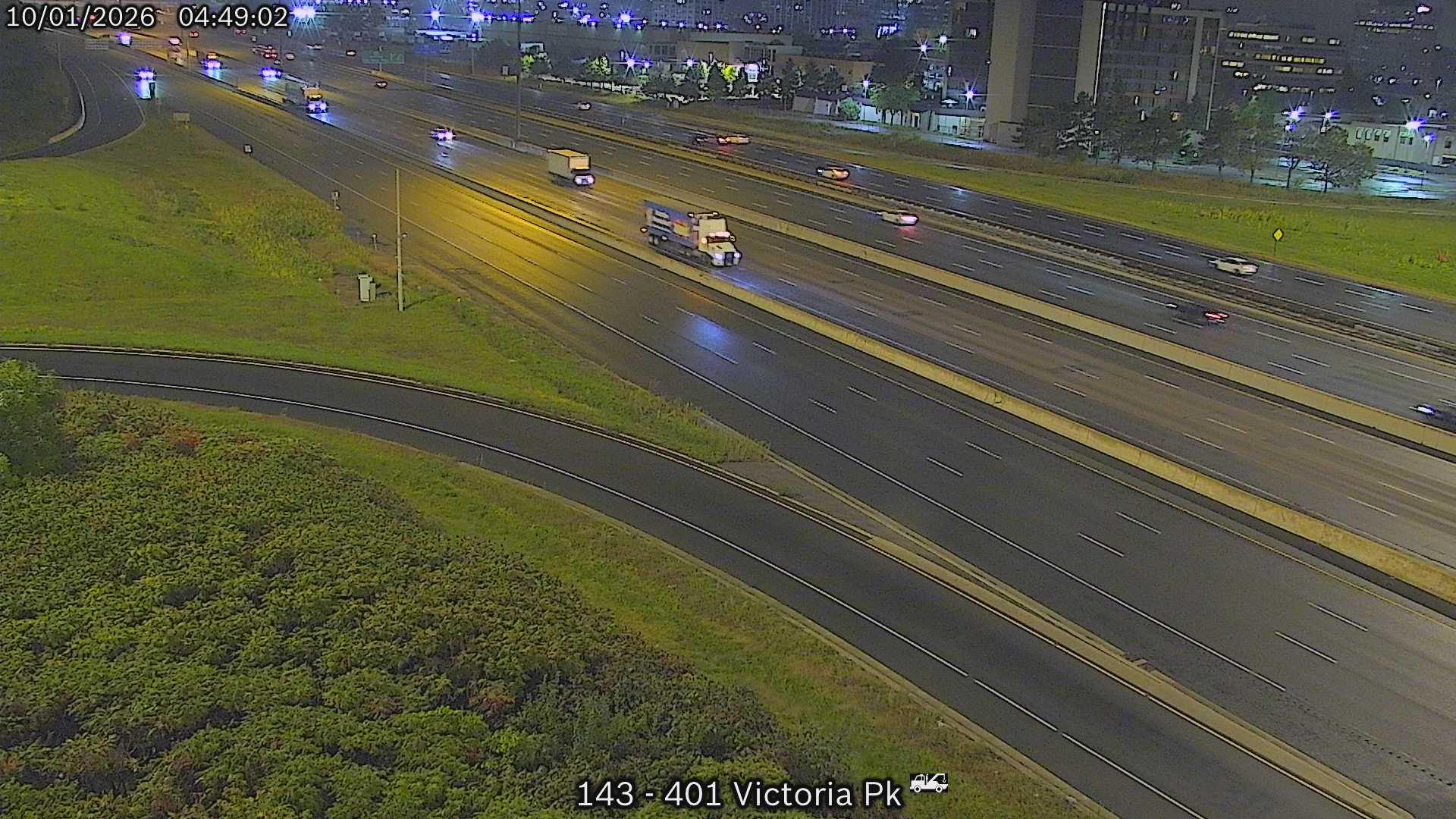 Highway 401 at Victoria Park Avenue