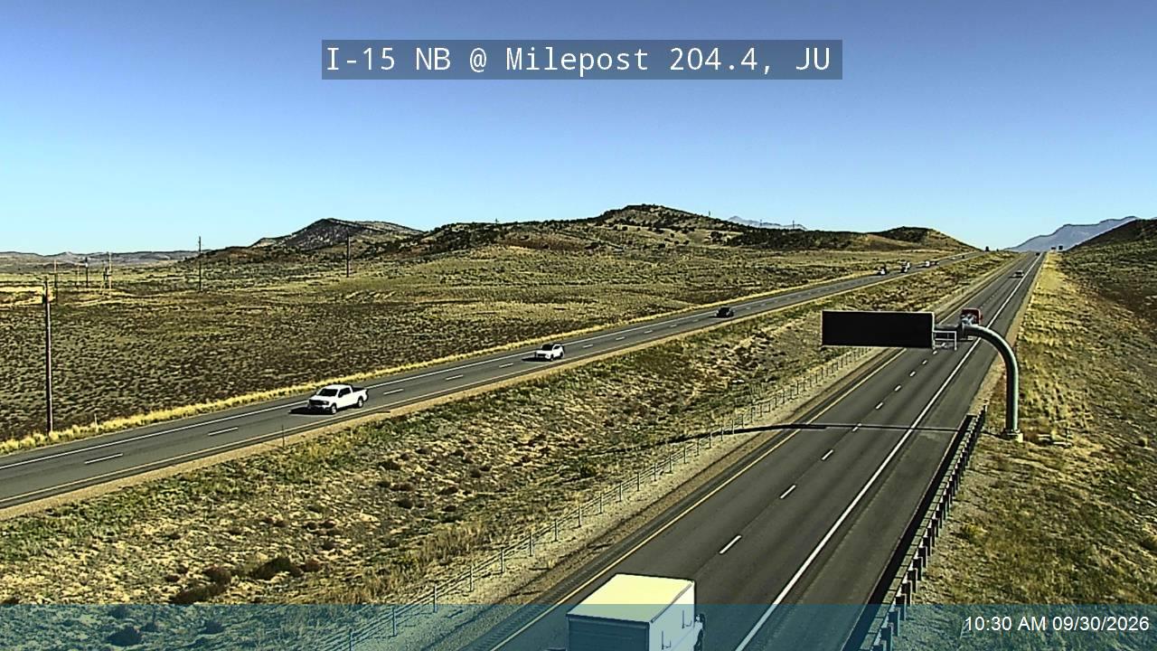 I-15 NB @ Milepost 204.4, JU