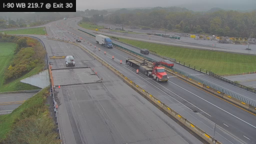 I-90 MP 219.70 WB at Interchange 30 (Herkimer/Mohawk)