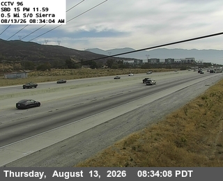 I-15 : (96) 0.5 Miles S of Sierra