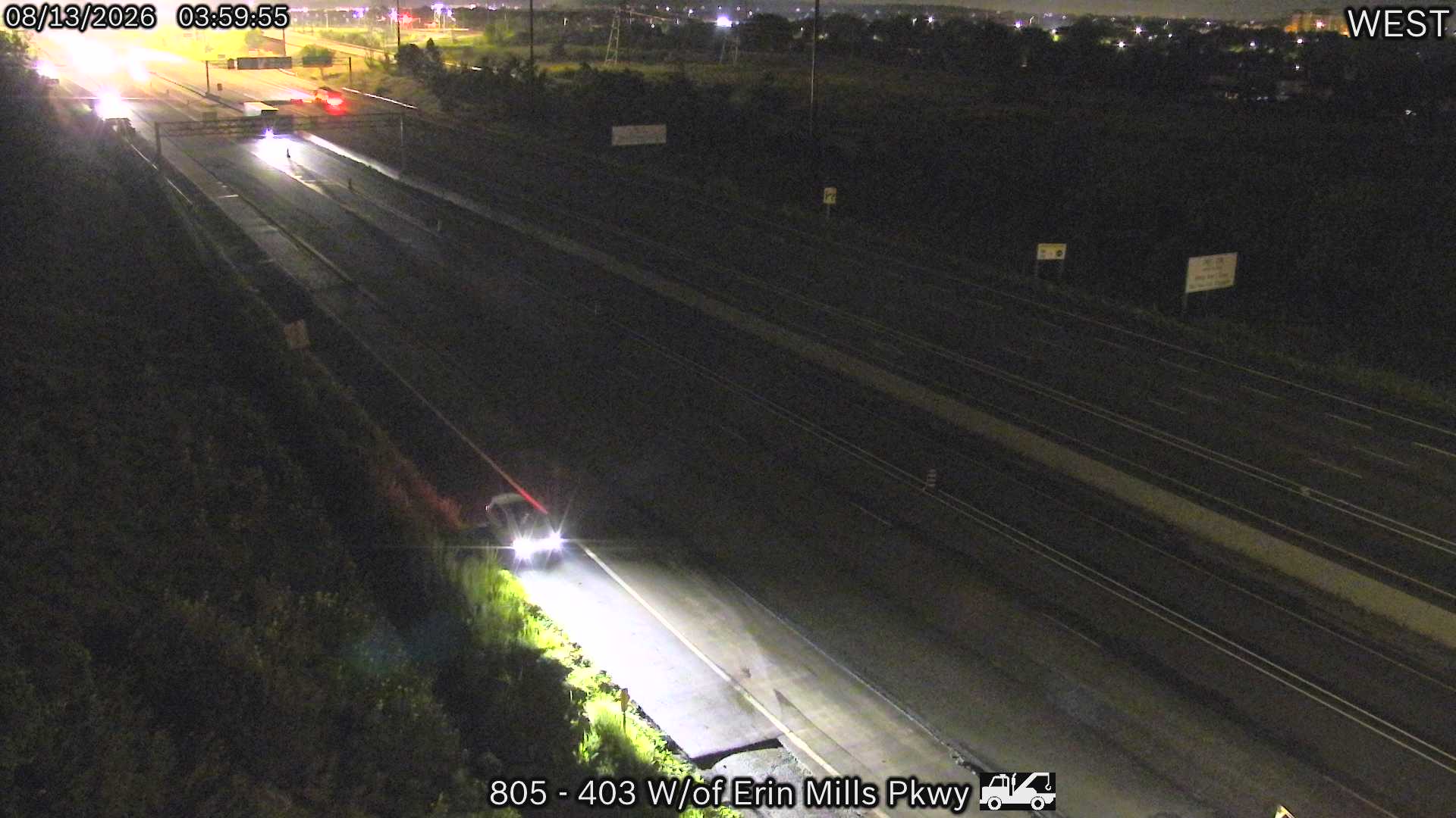 Highway 403 West of Erin Mills Parkway