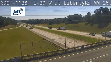 GDOT-1128: I-20 W at LibertyRd MM 26 (Douglas)