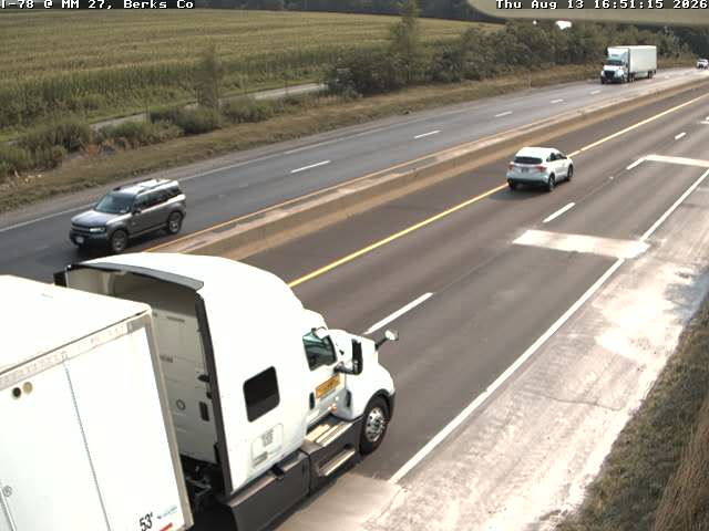 I-78 W/B @ MM 27 Berks Co.