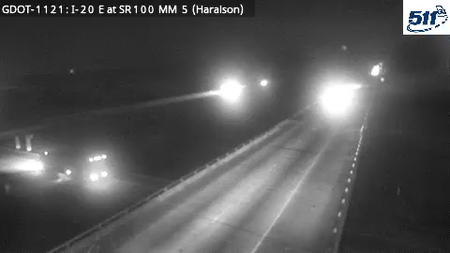 GDOT-1121: I-20 E at SR100 MM 5 (Haralson)