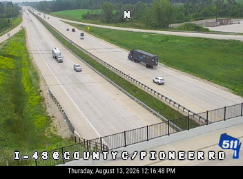 I-43 - I-43 at County C/Pioneer Rd
