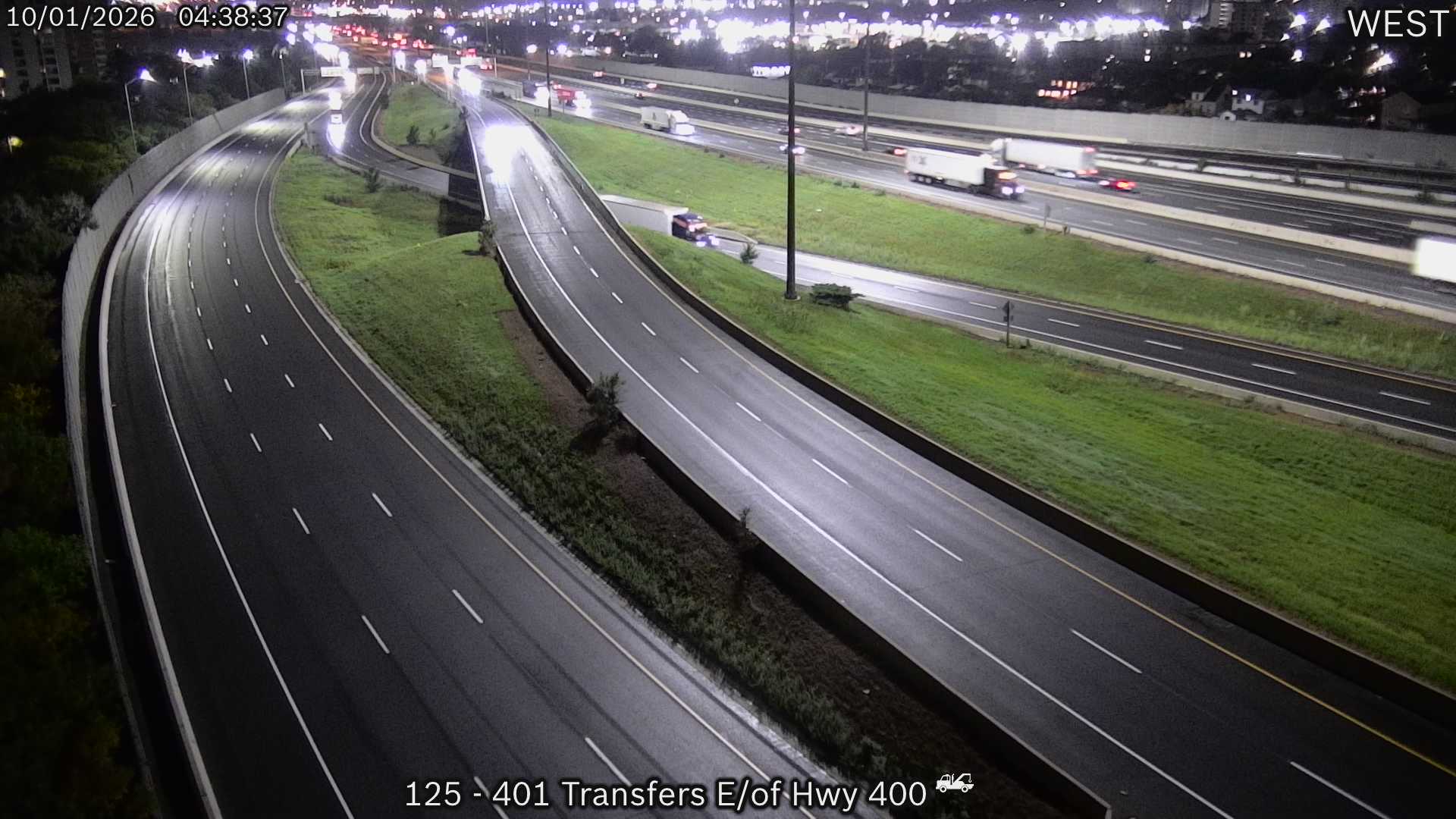 Highway 401 Transfer East of Highway 400