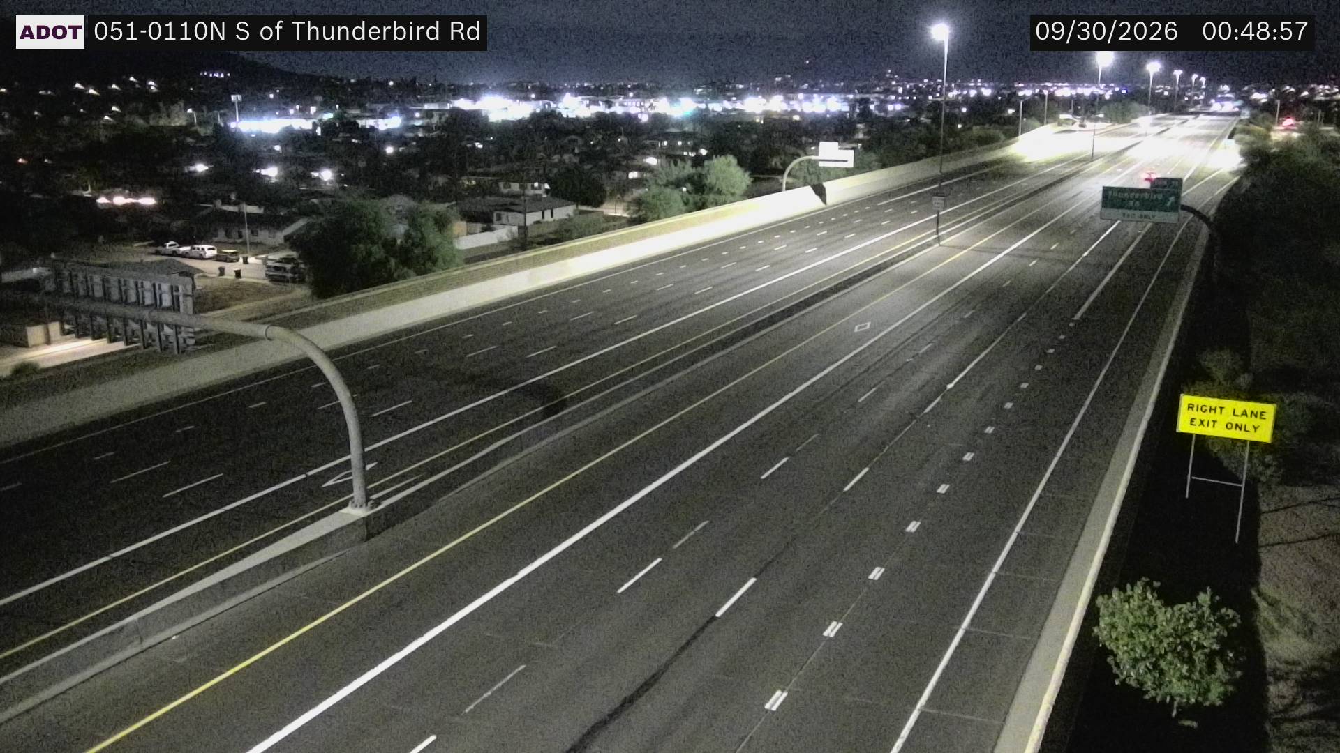 SR-51 @S of Thunderbird Rd