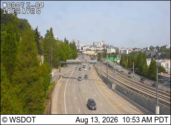 I-90 at MP 3.1: 18th Ave S (Near Rainier Ave)