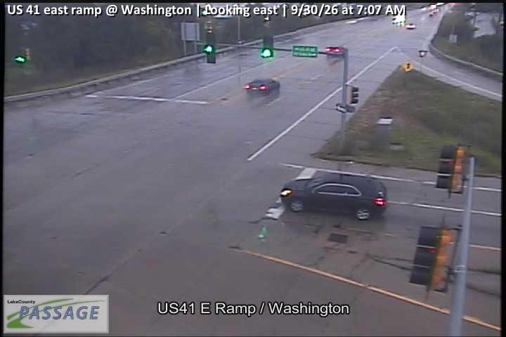 US 41 east ramp at Washington