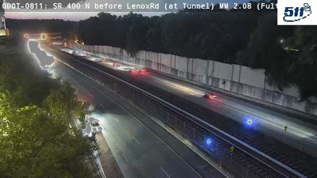 GDOT-0811: SR400 N past I-85 MM 2.1 (Fulton)