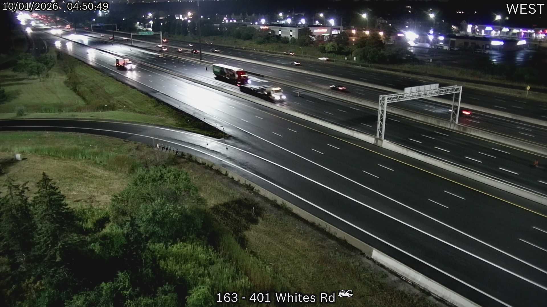 Highway 401 at Whites Road