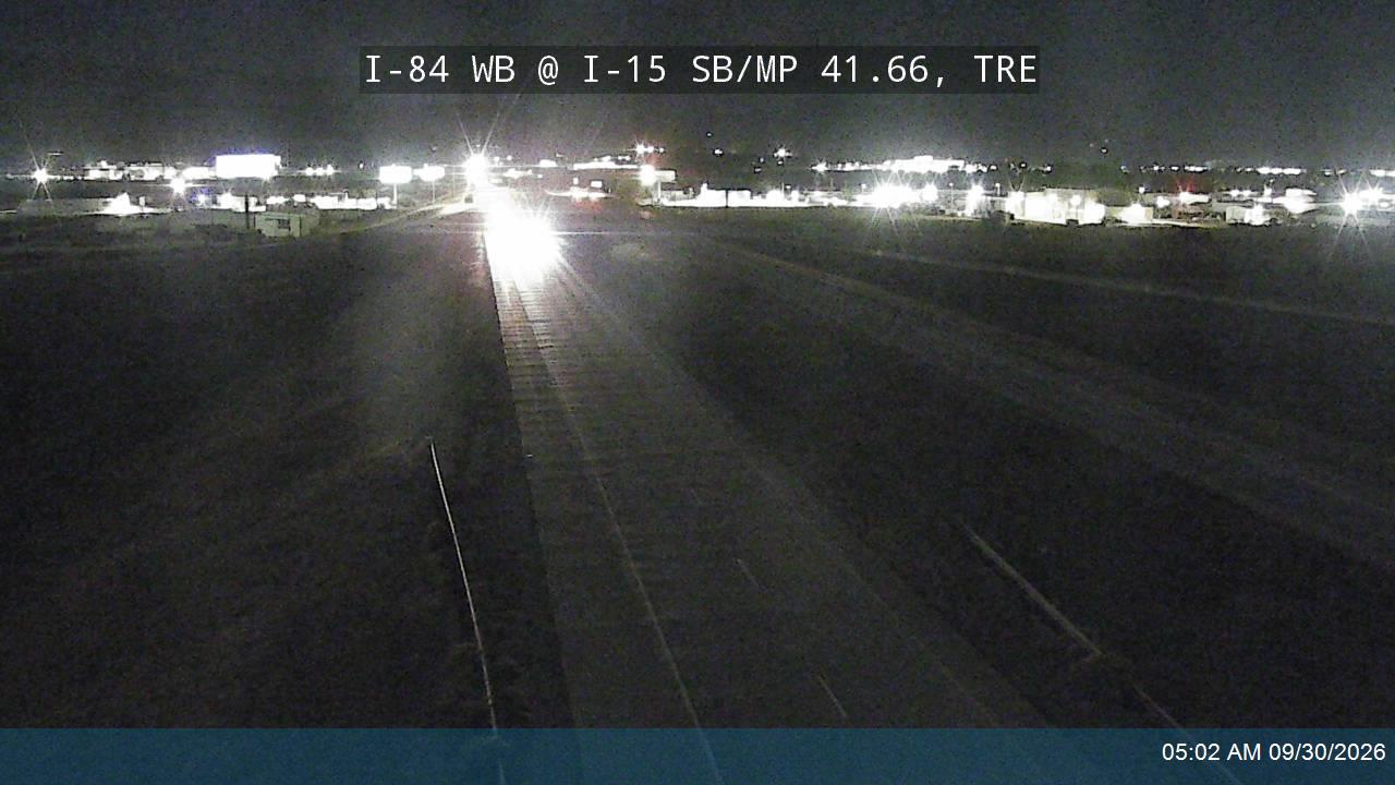 I-84 WB @ I-15 SB / MP 41.66, TRE