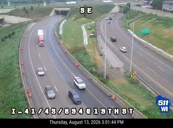 I-41/43/894  - I-41/43/894 at 19th St