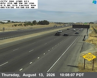I-215 : (266) 0.5 Miles South of Cactus Avenue