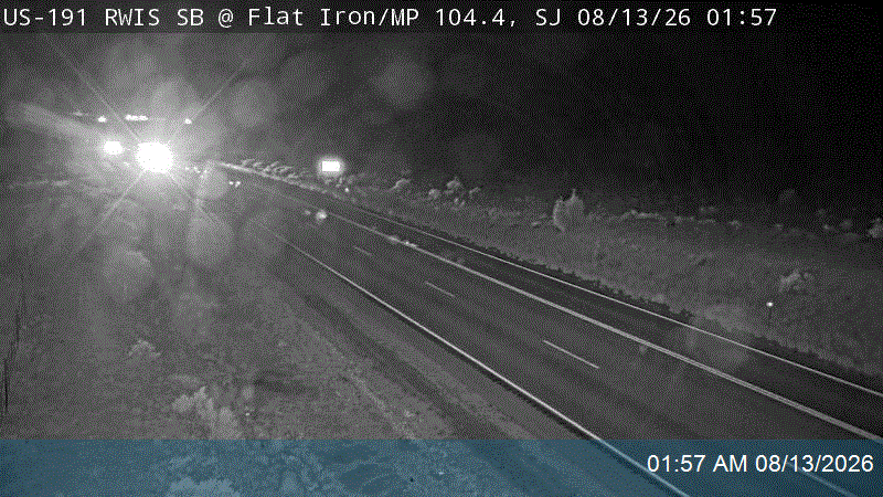 US-191 RWIS SB @ Flat Iron / MP 104.44, SJ                                                          