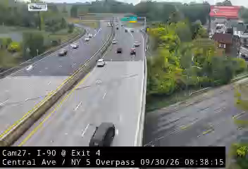 I-90 WB at Exit 4 (Central Ave Overpass)