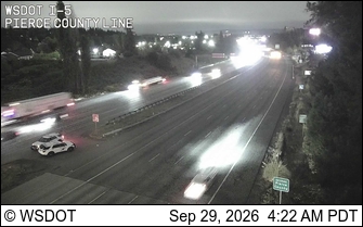 I-5 at MP 139.5: Pierce Co Line
