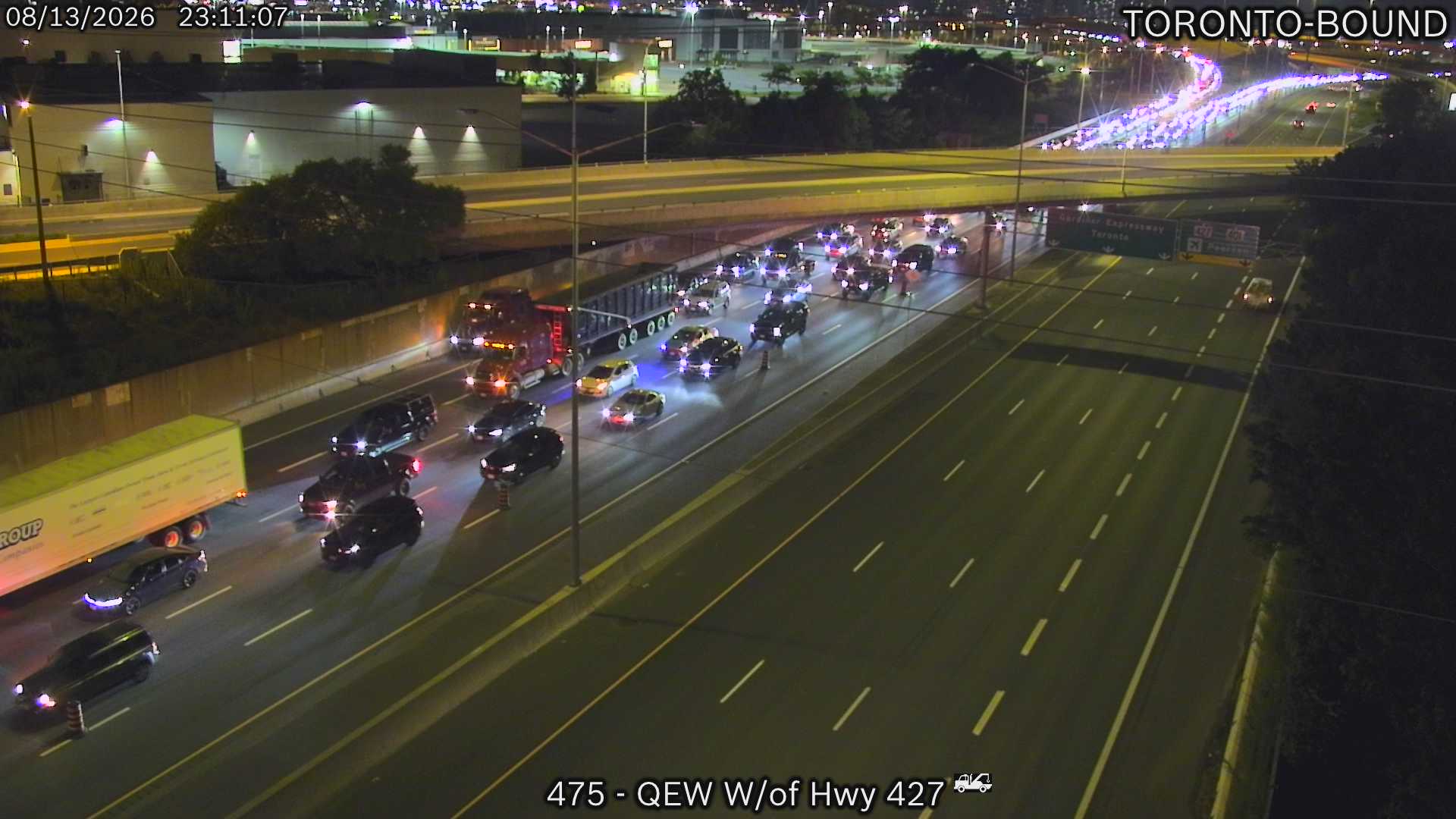 QEW West of Highway 427