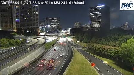 GDOT-0566: I-75/I-85 N at SR10 MM 247.6 (Fulton)