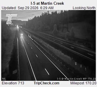 I-5 at Martin Creek