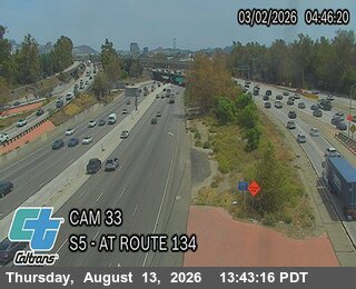I-5 : (33) SB Route 5 at Route 134