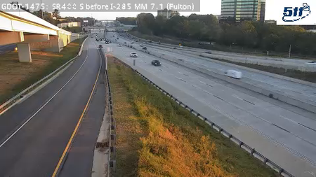 GDOT-1475: SR400 S before I-285 MM 7.1 (Fulton)